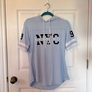 Light blue comfy hoodie